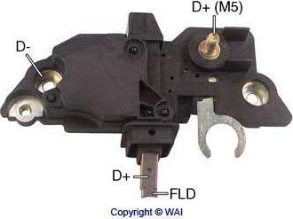 WAI IB231 - Voltage regulator, alternator car-mod.net