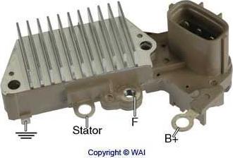 WAI IN437 - Voltage regulator, alternator car-mod.net