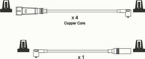 WAI ISL577 - Ignition Cable Kit car-mod.net