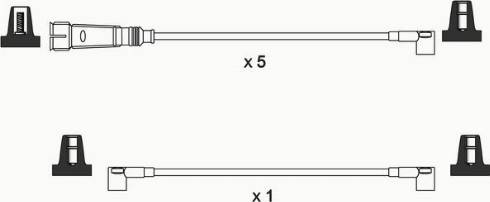 WAI ISL305 - Ignition Cable Kit car-mod.net