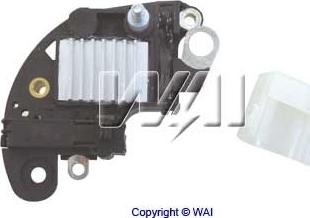 WAI IX122 - Voltage regulator, alternator car-mod.net
