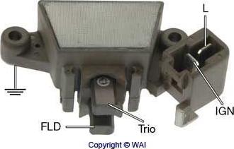 WAI IY510 - Voltage regulator, alternator car-mod.net