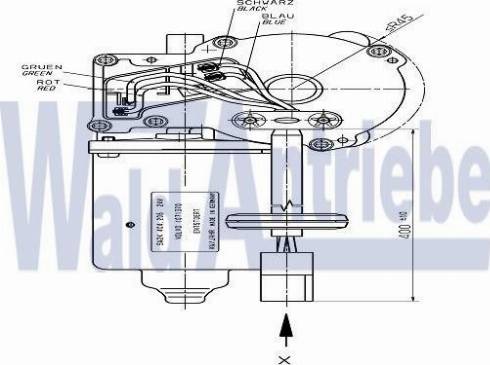 WaldAntriebe 404206 - Wiper Motor car-mod.net