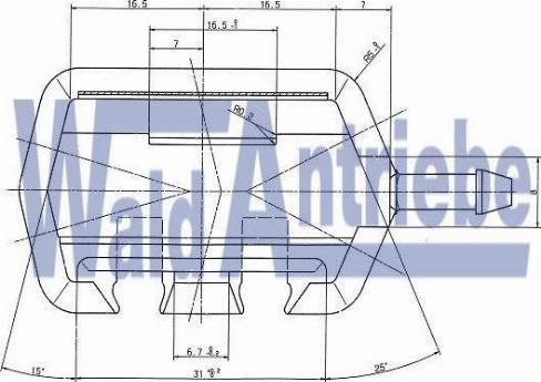 WaldAntriebe 110181 - Washer Fluid Jet, windscreen car-mod.net