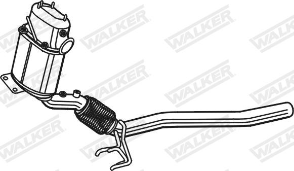 Walker 93310 - Soot / Particulate Filter, exhaust system car-mod.net