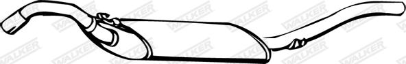 Walker 08334 - End Silencer car-mod.net