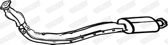 Walker 14683 - Front Silencer car-mod.net