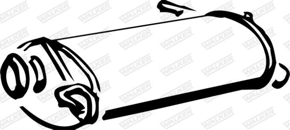 Walker 15505 - End Silencer car-mod.net