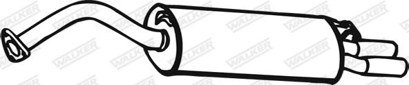 Walker 17871 - End Silencer car-mod.net