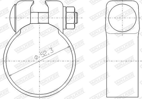 Walker 81988 - Pipe Connector, exhaust system car-mod.net