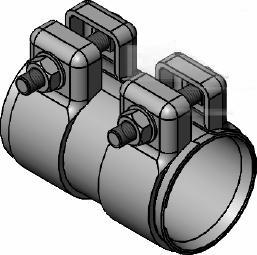 Walker 82104 - Pipe Connector, exhaust system car-mod.net