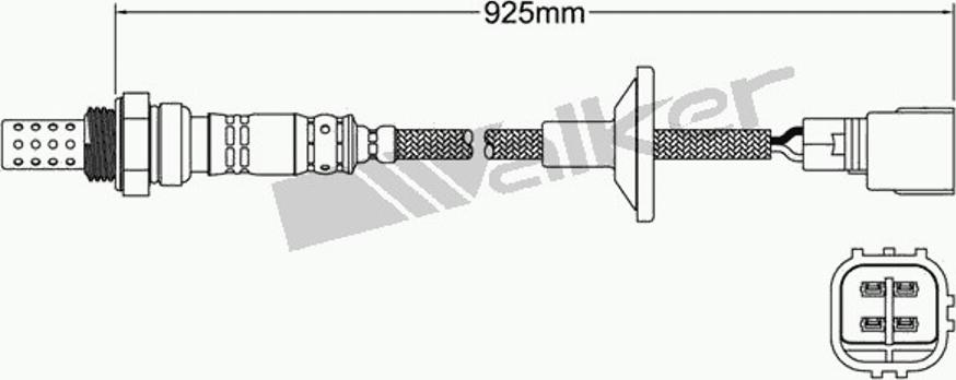Walker 250-24840 - Oxygen, Lambda Sensor car-mod.net