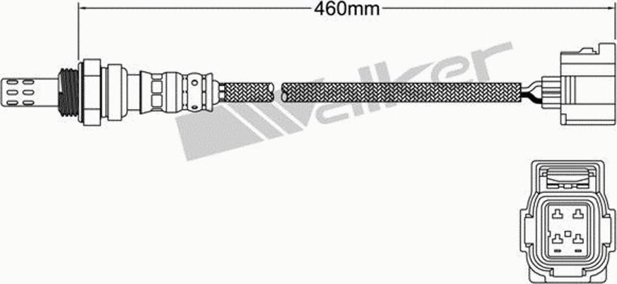 Walker 25024251 - Oxygen, Lambda Sensor car-mod.net