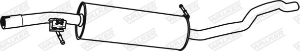 Walker 21011 - Middle Silencer car-mod.net