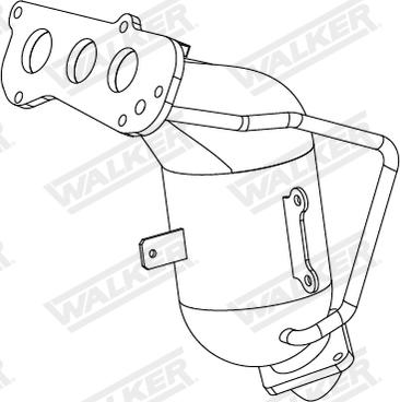 Walker 28861 - Catalytic Converter car-mod.net