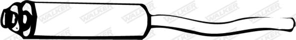 Walker 70629 - Front Silencer car-mod.net