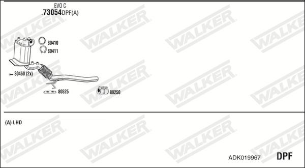 Walker ADK019967 - Exhaust System car-mod.net