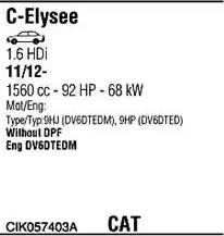 Walker CIK057403A - Exhaust System car-mod.net