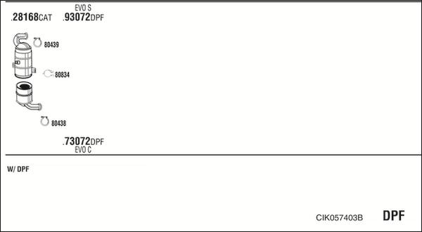 Walker CIK057403B - Exhaust System car-mod.net