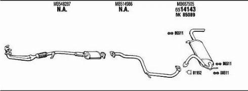 Walker MI61529 - Exhaust System car-mod.net