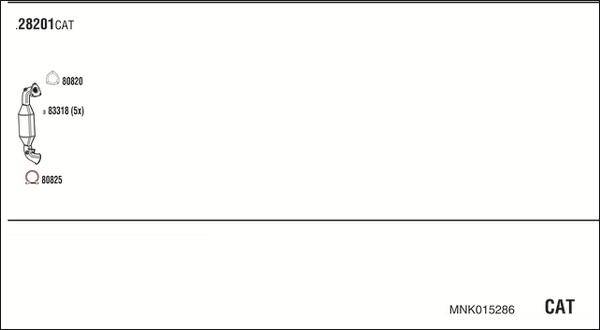 Walker MNK015286 - Exhaust System car-mod.net