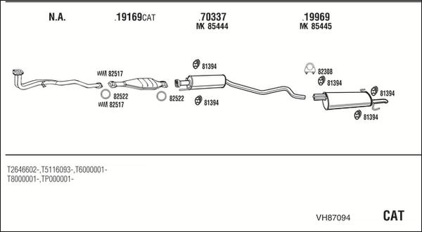 Walker VH87094 - Exhaust System car-mod.net