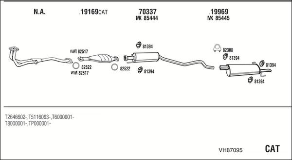 Walker VH87095 - Exhaust System car-mod.net
