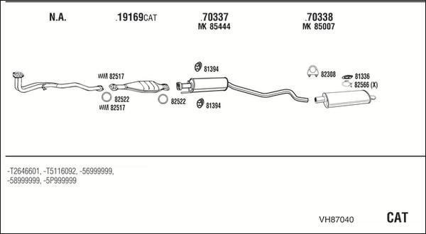 Walker VH87040 - Exhaust System car-mod.net
