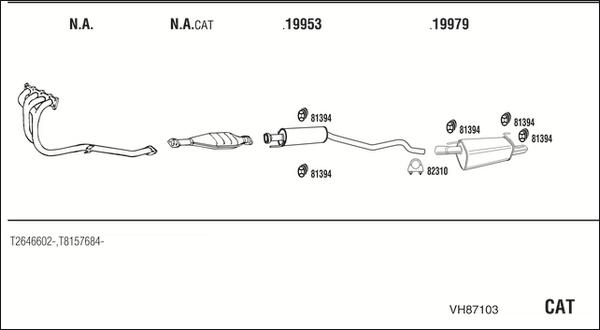 Walker VH87103 - Exhaust System car-mod.net