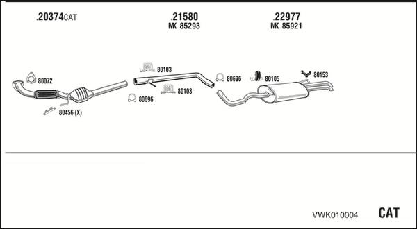 Walker VWK010004 - Exhaust System car-mod.net