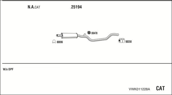 Walker VWK011228A - Exhaust System car-mod.net