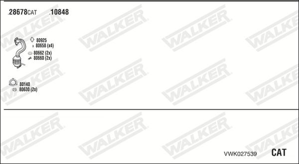 Walker VWK027539 - Exhaust System car-mod.net