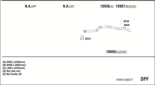 Walker VWK100071 - Exhaust System car-mod.net