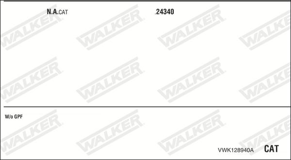 Walker VWK128940A - Exhaust System car-mod.net