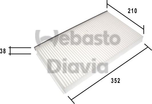 Webasto 82D0325191A - Filter, interior air car-mod.net