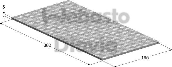 Webasto 82D0325136A - Filter, interior air car-mod.net