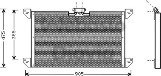 Webasto 82D0225578A - Condenser, air conditioning car-mod.net