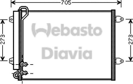 Webasto 82D0225573A - Condenser, air conditioning car-mod.net