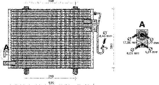 Webasto 82D0225131A - Condenser, air conditioning car-mod.net