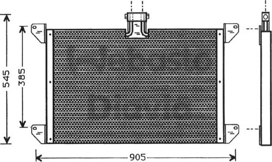 Webasto 82D0225371A - Condenser, air conditioning car-mod.net