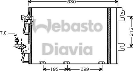 Webasto 82D0226198MA - Condenser, air conditioning car-mod.net