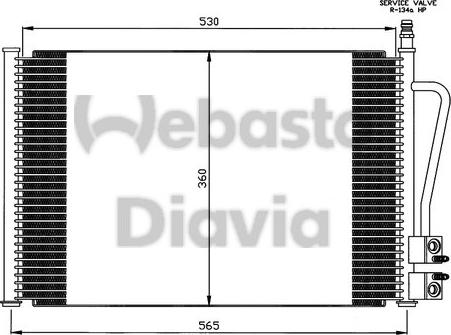 Webasto 82D0226113MA - Condenser, air conditioning car-mod.net