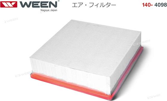 Ween 140-4098 - Engine Air Filter car-mod.net