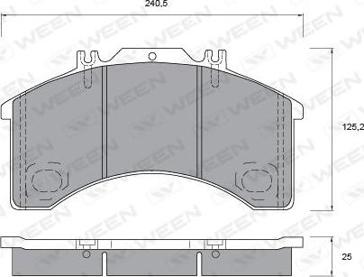 FTE 9500911 - Brake Pad Set, disc brake car-mod.net