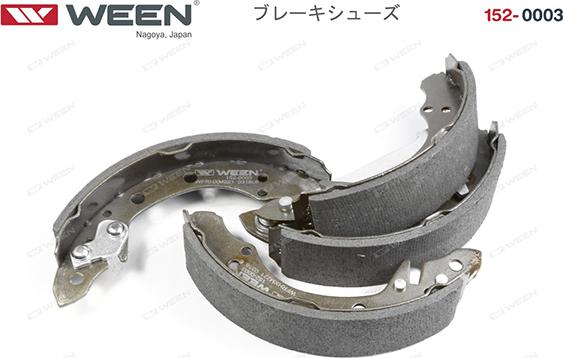 Ween 152-0003 - Drum Brake Shoe Set car-mod.net