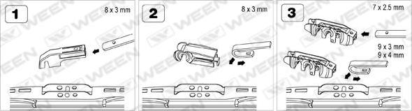 Ween 102-2121 - Wiper Blade car-mod.net