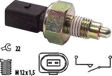 WE PARTS 461640009 - Reverse light Switch car-mod.net