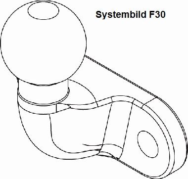 Westfalia 322123600001 - Pedestal, trailer hitch car-mod.net