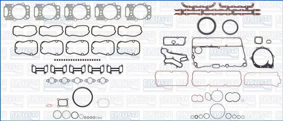 Wilmink Group WG1958240 - Full Gasket Set, engine car-mod.net