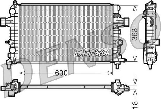 Wilmink Group WG1919321 - Radiator, engine cooling car-mod.net